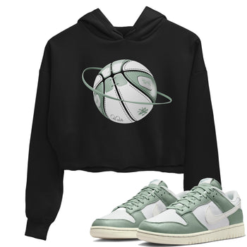 Dunk Mica Green Sneaker Match Tees Basketball Planet Sneaker Tees Dunk Low Mica Green Sneaker Release Tees Women's Shirts Black 1