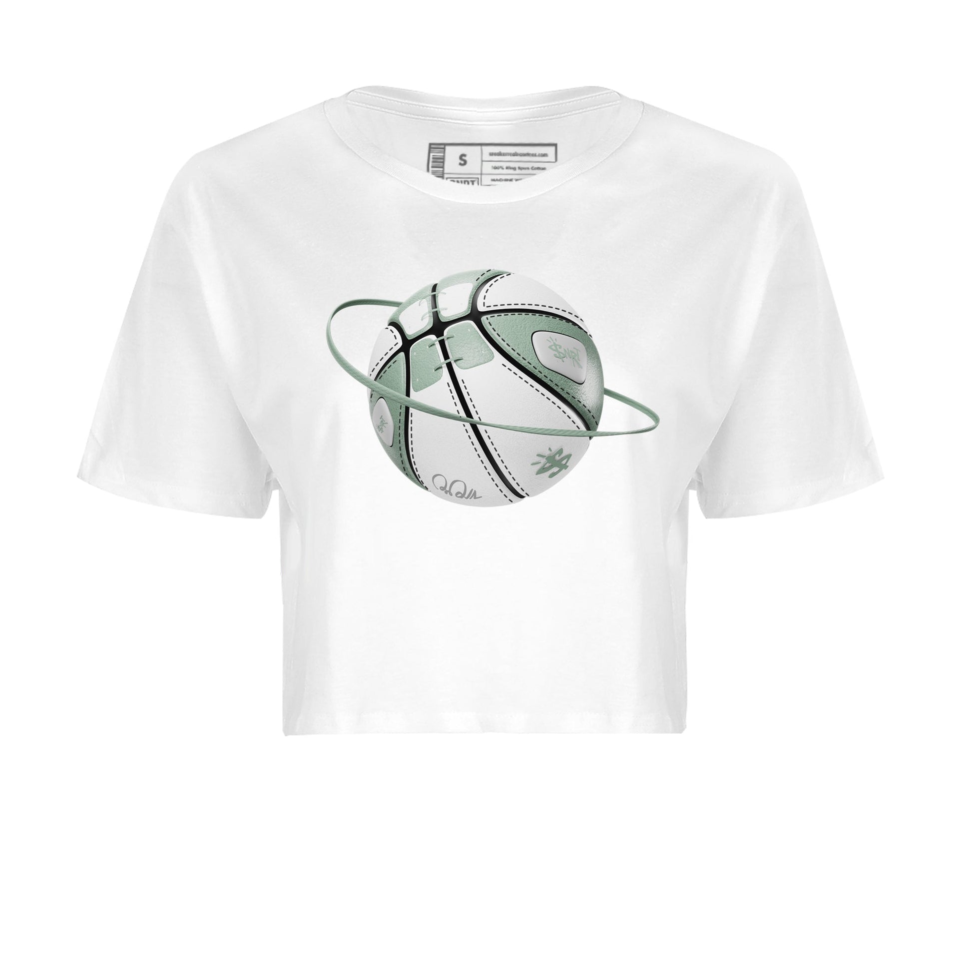 Dunk Mica Green Sneaker Match Tees Basketball Planet Sneaker Tees Dunk Low Mica Green Sneaker Release Tees Women's Shirts White 2