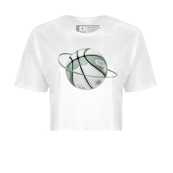 Dunk Mica Green Sneaker Match Tees Basketball Planet Sneaker Tees Dunk Low Mica Green Sneaker Release Tees Women's Shirts White 2