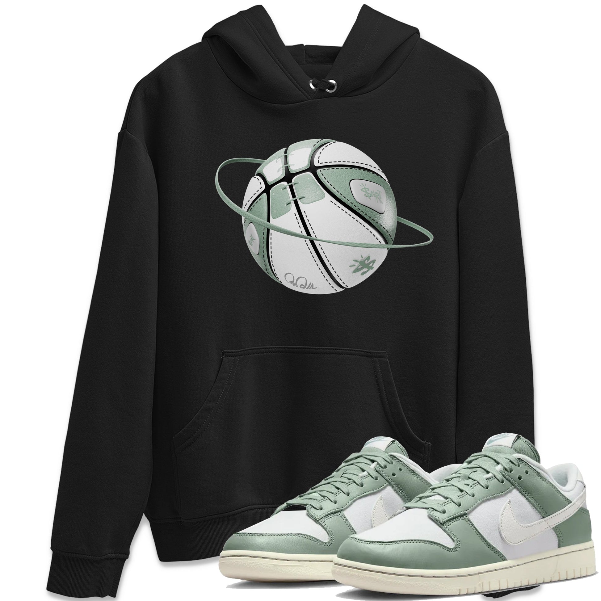 Dunk Mica Green Sneaker Match Tees Basketball Planet Sneaker Tees Dunk Low Mica Green Sneaker Release Tees Unisex Shirts Black 1