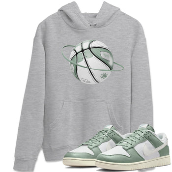 Dunk Mica Green Sneaker Match Tees Basketball Planet Sneaker Tees Dunk Low Mica Green Sneaker Release Tees Unisex Shirts Heather Grey 1