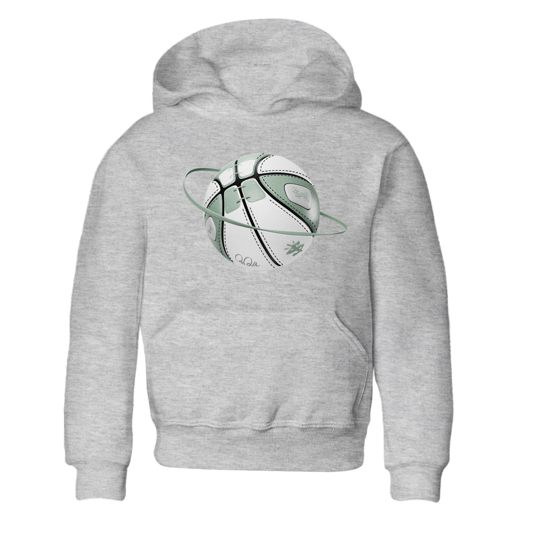Dunk Mica Green Sneaker Match Tees Basketball Planet Sneaker Tees Dunk Low Mica Green Sneaker Release Tees Kids Shirts Heather Grey 2