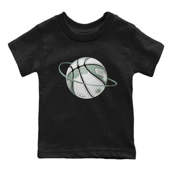 Dunk Mica Green Sneaker Match Tees Basketball Planet Sneaker Tees Dunk Low Mica Green Sneaker Release Tees Kids Shirts Black 2