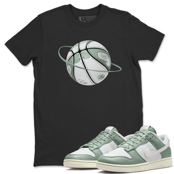 Dunk Mica Green Sneaker Match Tees Basketball Planet Sneaker Tees Dunk Low Mica Green Sneaker Release Tees Unisex Shirts Black 1
