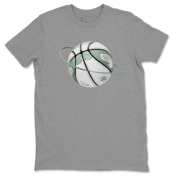 Dunk Mica Green Sneaker Match Tees Basketball Planet Sneaker Tees Dunk Low Mica Green Sneaker Release Tees Unisex Shirts Heather Grey 2