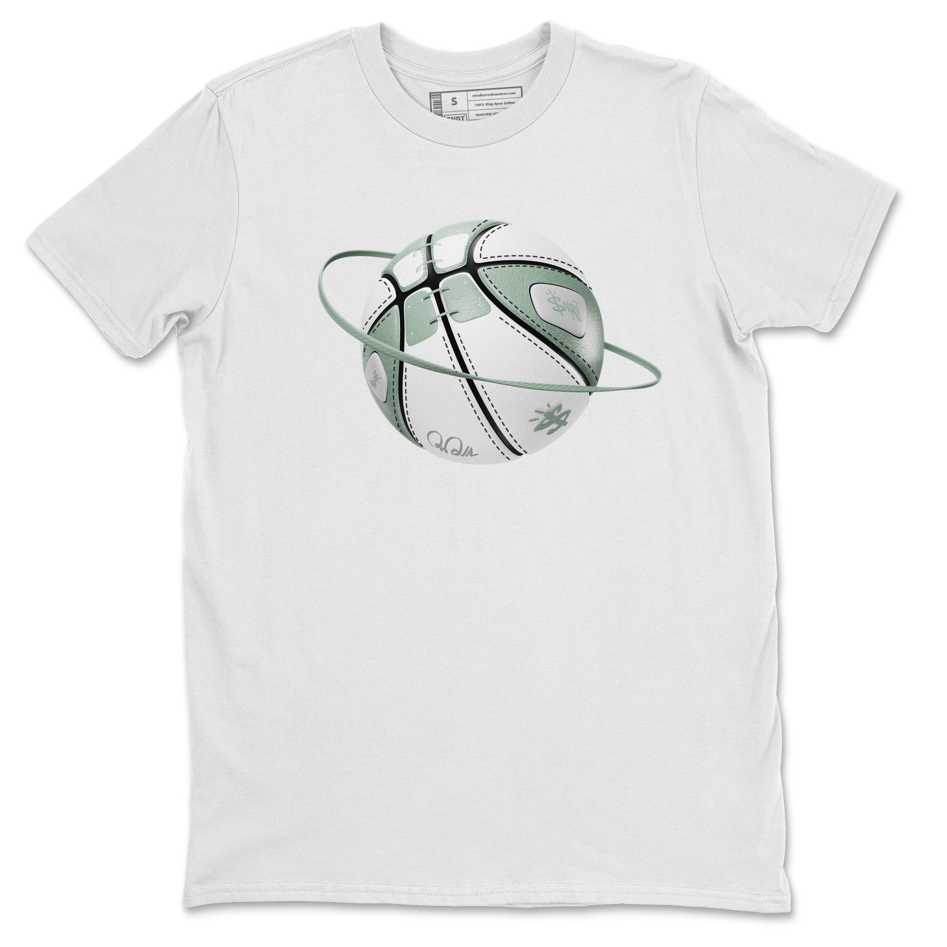 Dunk Mica Green Sneaker Match Tees Basketball Planet Sneaker Tees Dunk Low Mica Green Sneaker Release Tees Unisex Shirts White 2