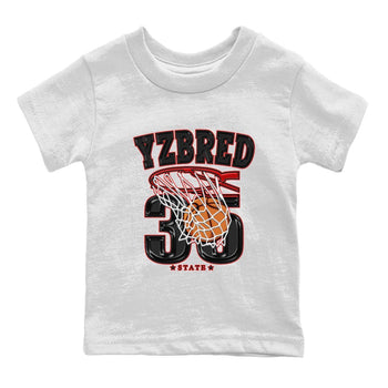Yeezy 350 Bred shirt to match jordans Basketball sneaker tees Yeezy Boost 350 V2 Bred SNRT Sneaker Release Tees Baby Toddler White 2 T-Shirt