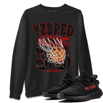 Yeezy 350 Bred shirt to match jordans Basketball sneaker tees Yeezy Boost 350 V2 Bred SNRT Sneaker Release Tees Unisex Black 1 T-Shirt