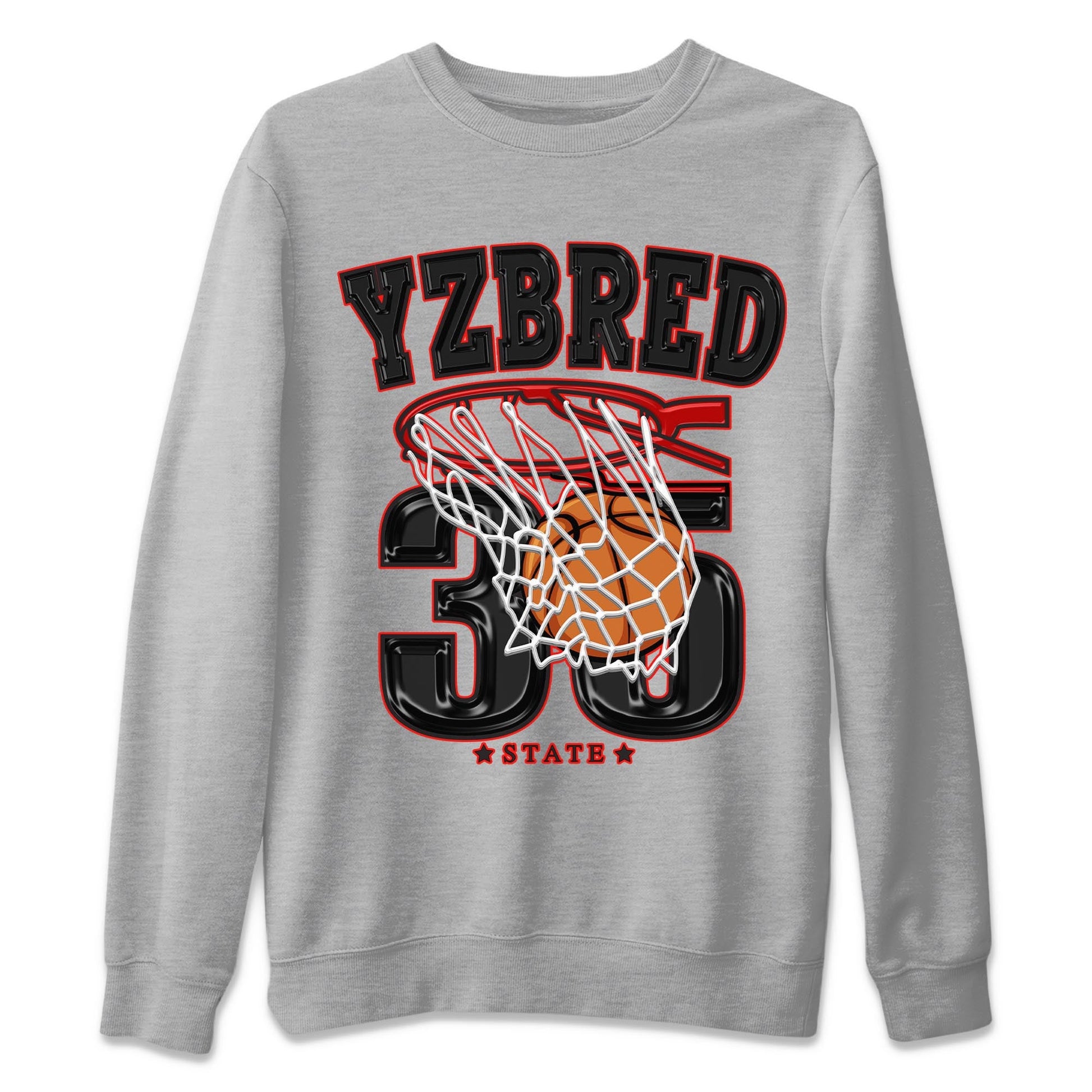 Yeezy 350 Bred shirt to match jordans Basketball sneaker tees Yeezy Boost 350 V2 Bred SNRT Sneaker Release Tees Unisex Heather Grey 2 T-Shirt