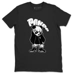 14s Panda shirt to match jordans Bastard Panda sneaker tees Air Jordan 14 Panda SNRT Sneaker Release Tees Unisex Black 2 T-Shirt