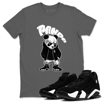 14s Panda shirt to match jordans Bastard Panda sneaker tees Air Jordan 14 Panda SNRT Sneaker Release Tees Unisex Cool Grey 1 T-Shirt