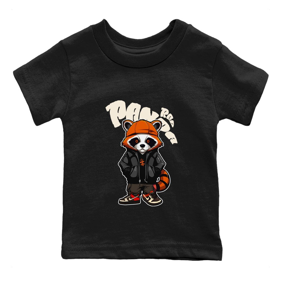 Dunk Red Panda shirt to match jordans Bastard Red Panda sneaker tees Nike Dunk LowRed Panda SNRT Sneaker Release Tees Baby Toddler Black 2 T-Shirt