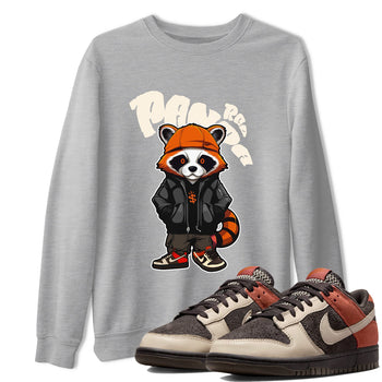 Dunk Red Panda shirt to match jordans Bastard Red Panda sneaker tees Nike Dunk LowRed Panda SNRT Sneaker Release Tees Unisex Heather Grey 1 T-Shirt