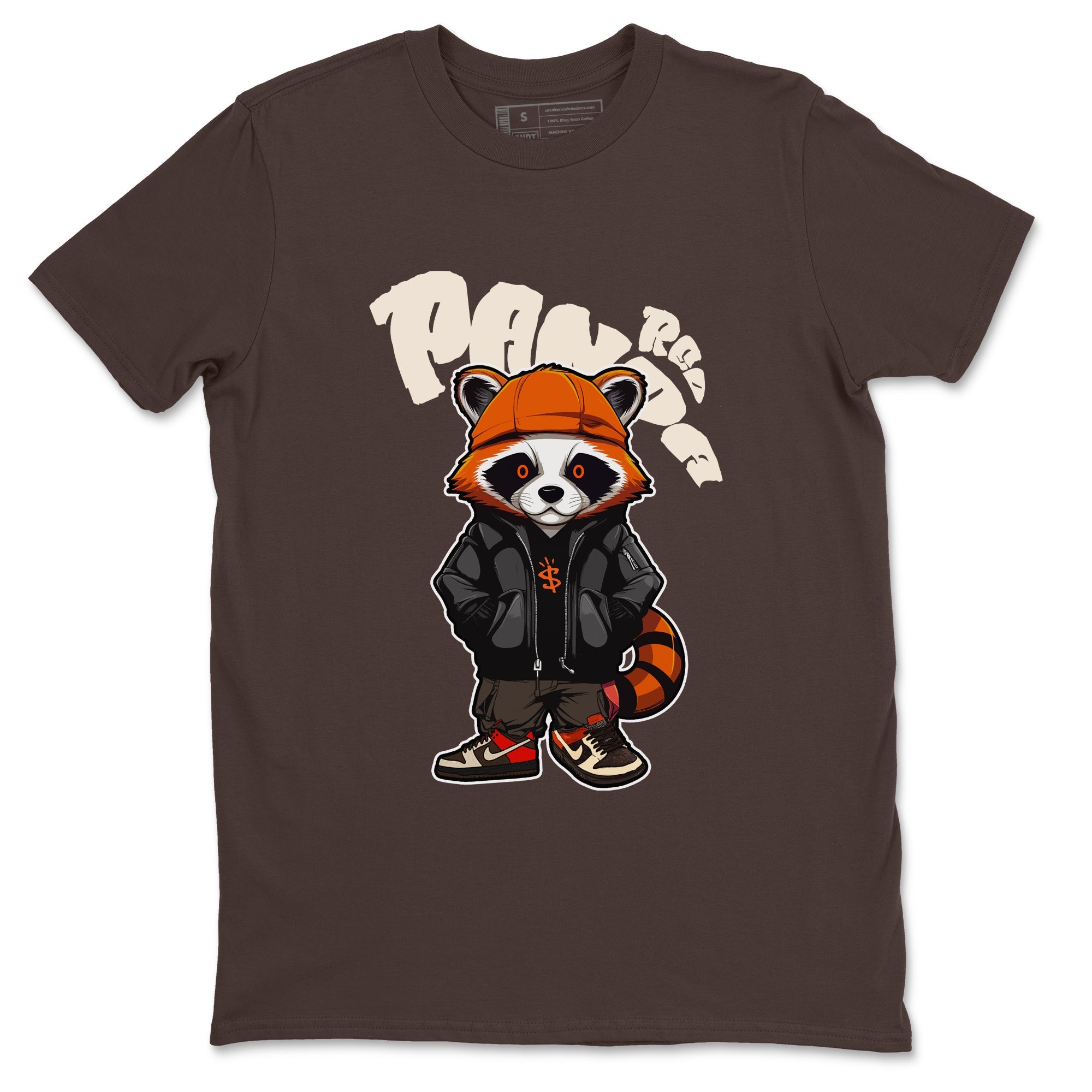 Dunk Red Panda shirt to match jordans Bastard Red Panda sneaker tees Nike Dunk LowRed Panda SNRT Sneaker Release Tees Unisex Dark Chocolate 2 T-Shirt