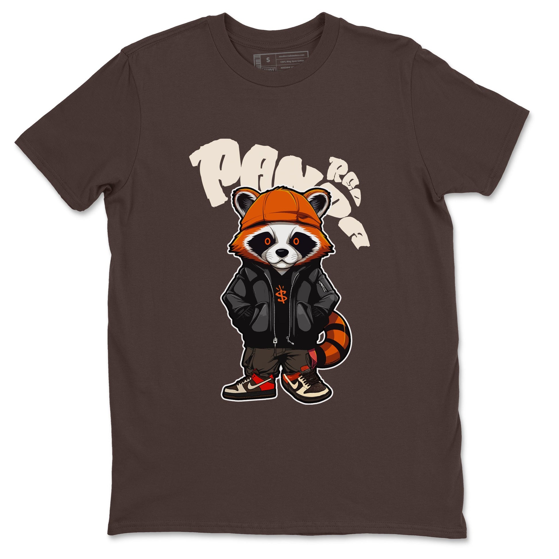 Dunk Red Panda shirt to match jordans Bastard Red Panda sneaker tees Nike Dunk LowRed Panda SNRT Sneaker Release Tees Unisex Dark Chocolate 2 T-Shirt