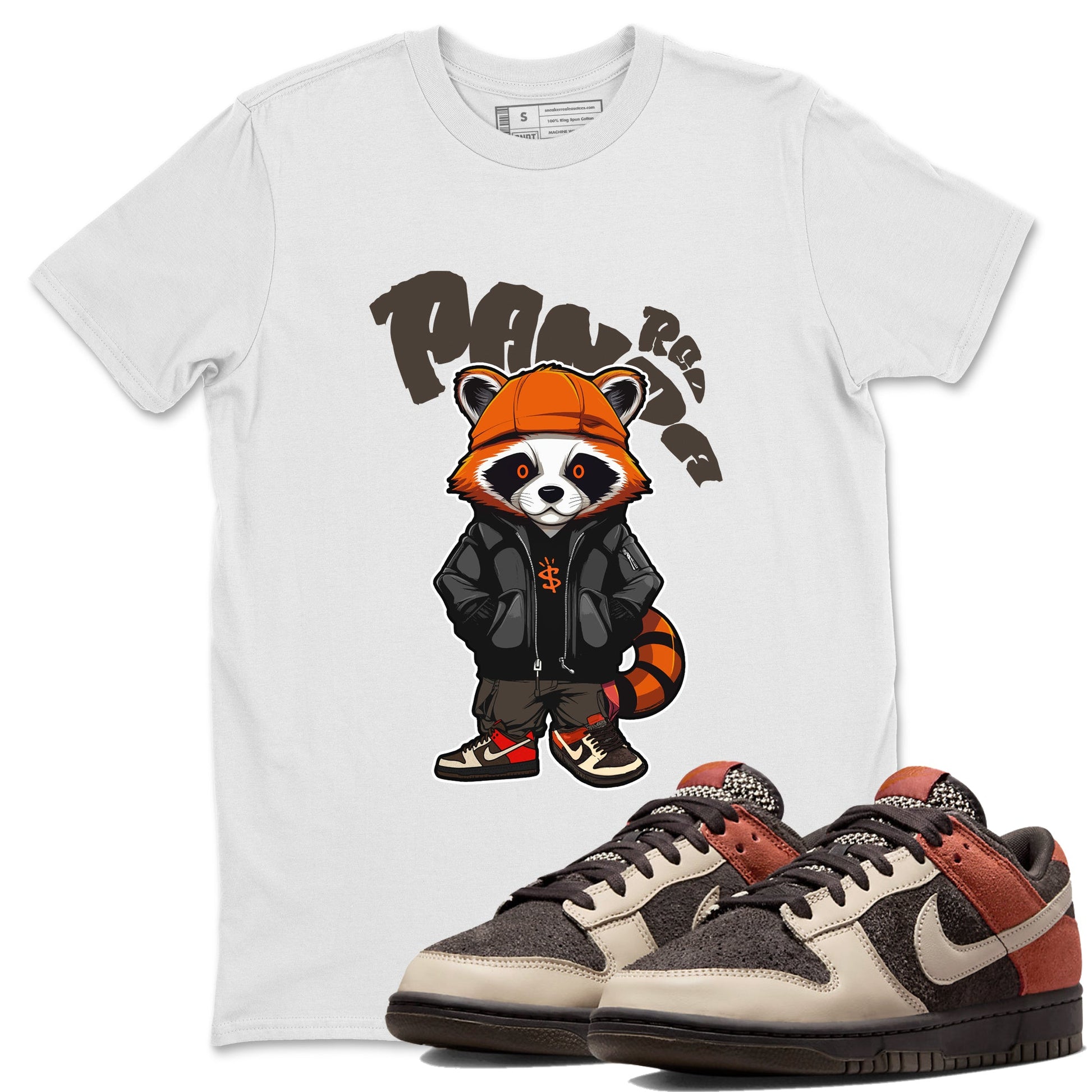 Dunk Red Panda shirt to match jordans Bastard Red Panda sneaker tees Nike Dunk LowRed Panda SNRT Sneaker Release Tees Unisex White 1 T-Shirt