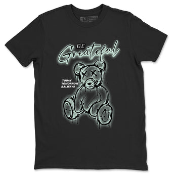 3s Green Glow shirt to match jordans Be Grateful sneaker tees Air Jordan 3 Green Glow SNRT Sneaker Release Tees unisex cotton Black 2 crew neck shirt