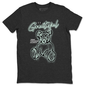 3s Green Glow shirt to match jordans Be Grateful sneaker tees Air Jordan 3 Green Glow SNRT Sneaker Release Tees unisex cotton Charcoal Heather 2 crew neck shirt