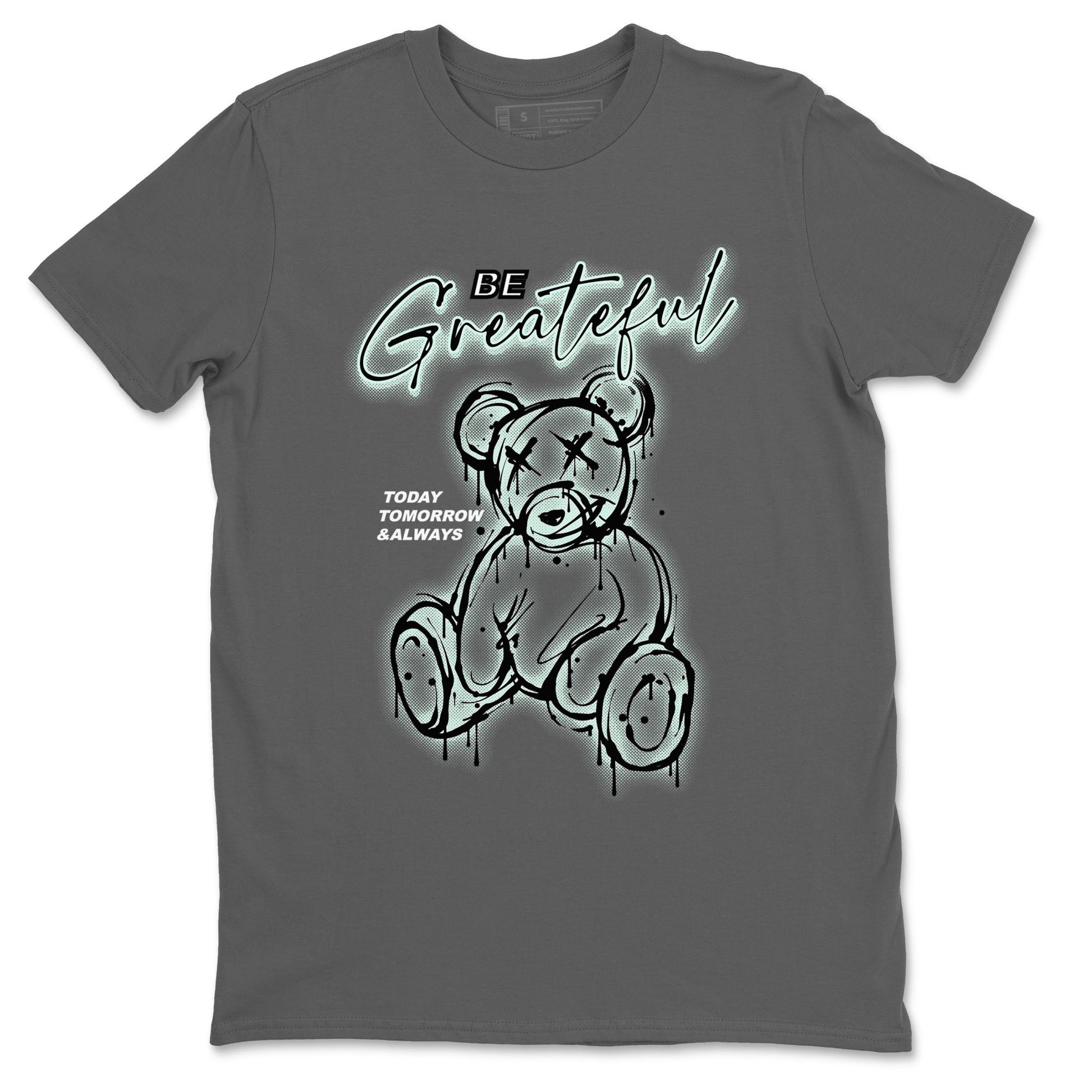 3s Green Glow shirt to match jordans Be Grateful sneaker tees Air Jordan 3 Green Glow SNRT Sneaker Release Tees unisex cotton Cool Grey 2 crew neck shirt