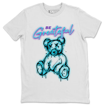 Air Jordan 6 Retro Aqua Sneaker Match Tees Be Greatful Sneaker Tees Air Jordan 6 Retro Aqua SNRT Sneaker Release Tees Short Sleeve T-Shirt White 2