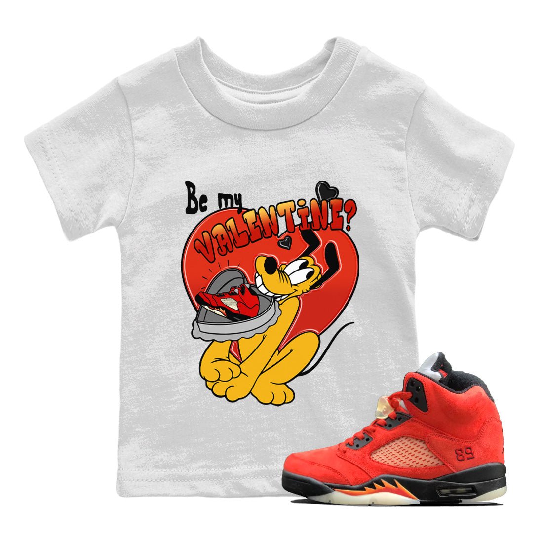 Jordan 5 Mars For Her Sneaker Match Tees Be My Valentine Sneaker Tees Jordan 5 Mars For Her Sneaker Release Tees Kids Shirts