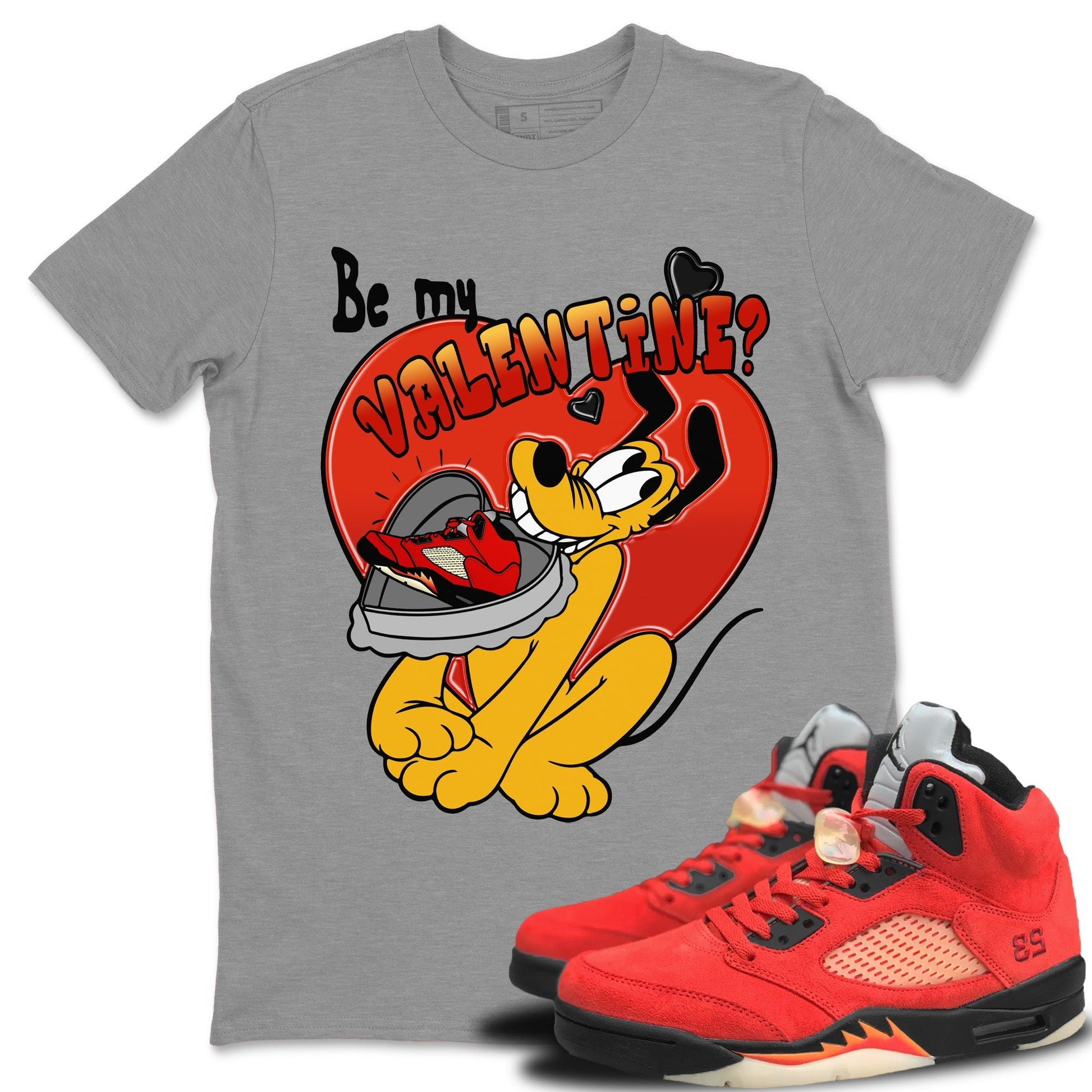 Jordan 5 Mars For Her Sneaker Match Tees Be My Valentine Sneaker Tees Jordan 5 Mars For Her Sneaker Release Tees Unisex Shirts