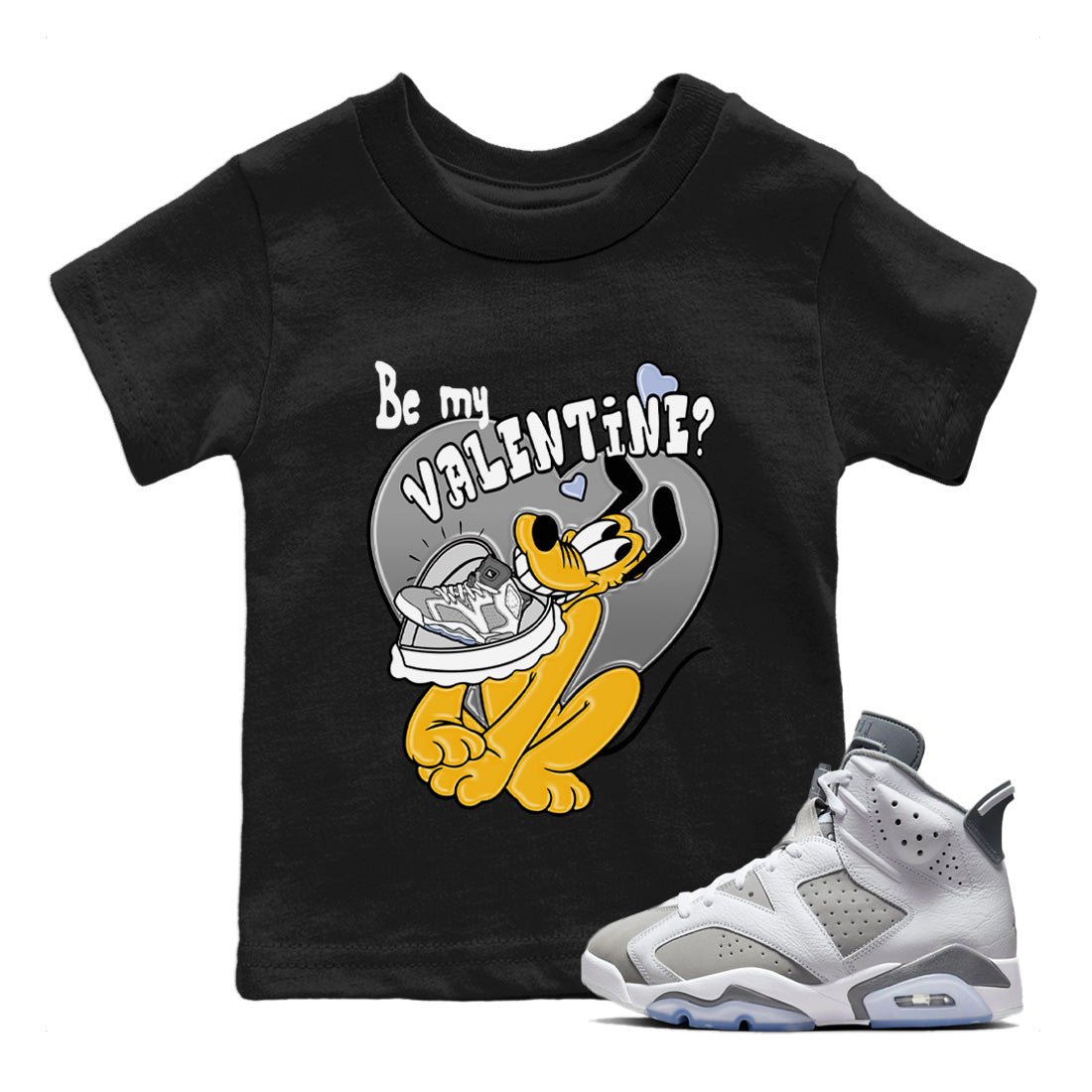 Jordan 6 Cool Grey Sneaker Match Tees Be My Valentine Sneaker Tees Jordan 6 Cool Grey Sneaker Release Tees Kids Shirts