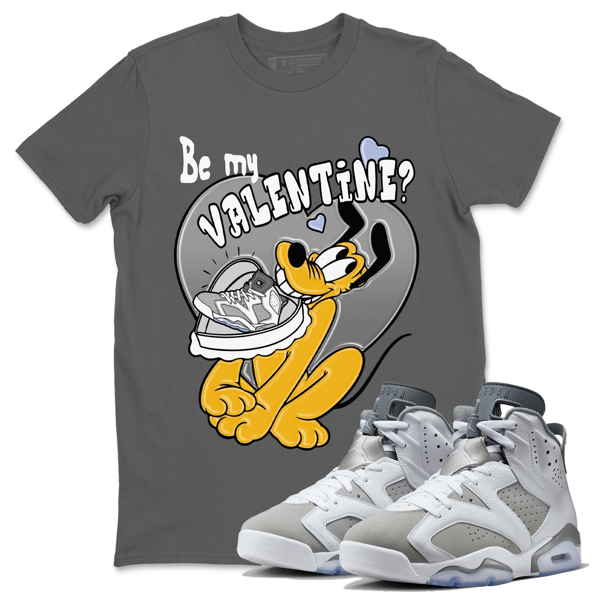 Jordan 6 Cool Grey Sneaker Match Tees Be My Valentine Sneaker Tees Jordan 6 Cool Grey Sneaker Release Tees Unisex Shirts