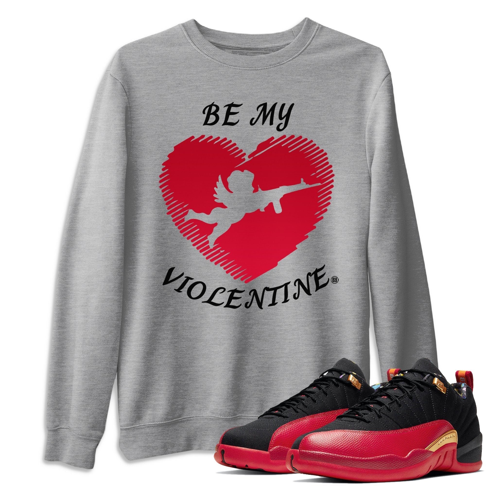 Jordan 12 Super Bowl Sneaker Match Tees Be My Violentine Sneaker Tees Jordan 12 Super Bowl Sneaker Release Tees Unisex Shirts