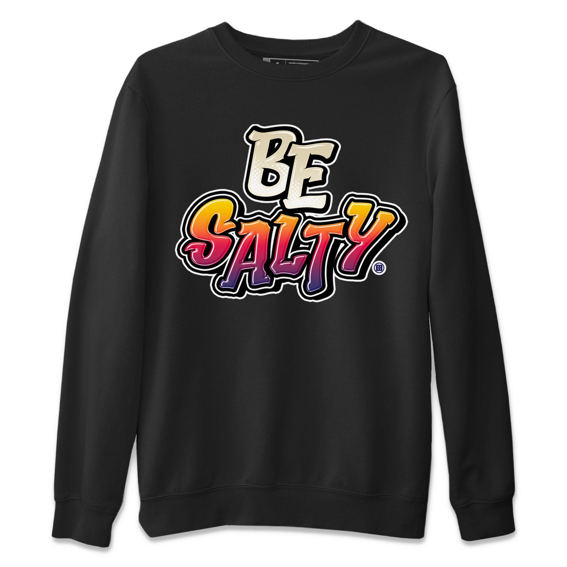 Air Jordan 3 X J Balvin shirt to match jordans Be Salty sneaker tees Air Jordan 3 X J Balvin SNRT Sneaker Release Tees Unisex Black 2 T-Shirt