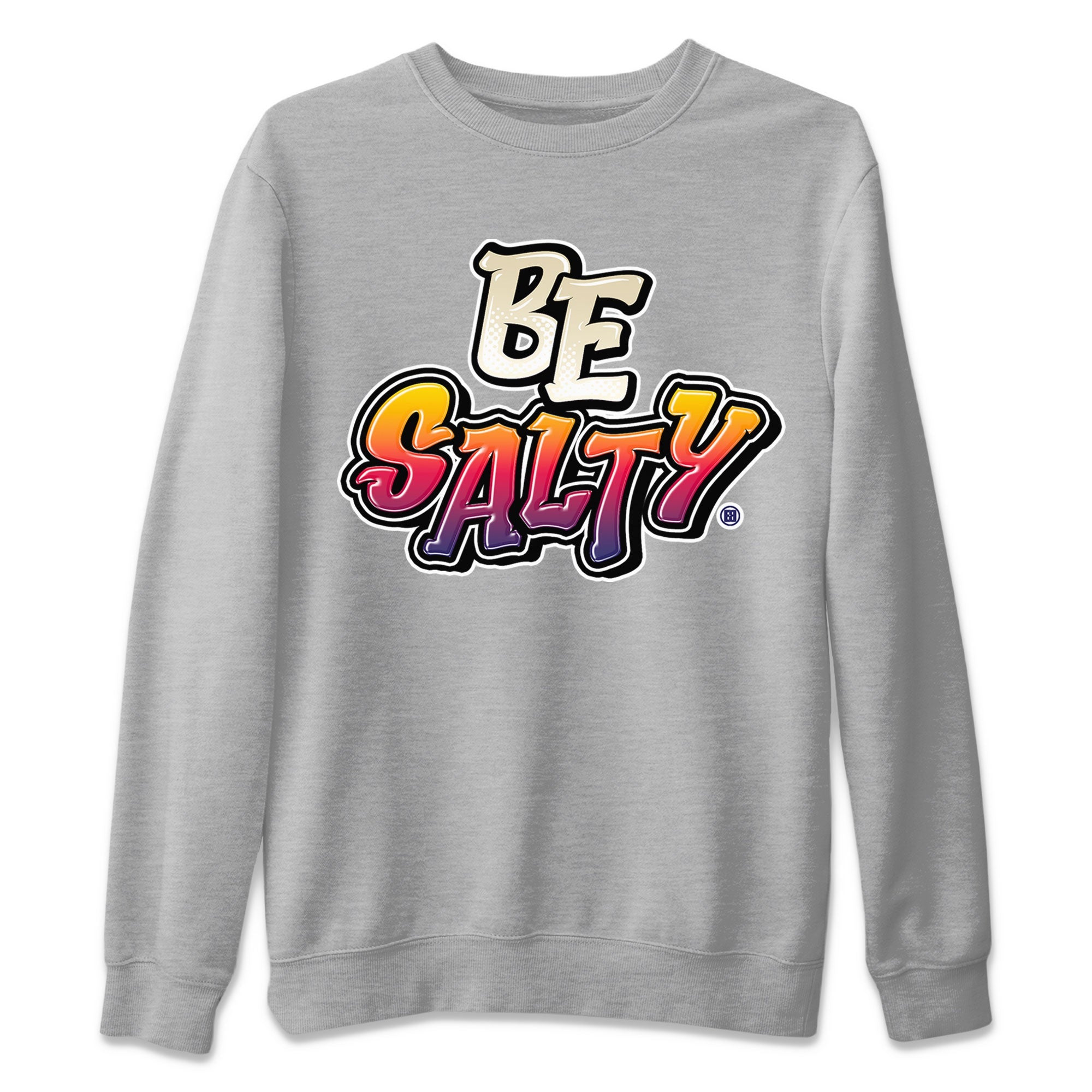 Air Jordan 3 X J Balvin shirt to match jordans Be Salty sneaker tees Air Jordan 3 X J Balvin SNRT Sneaker Release Tees Unisex Heather Grey 2 T-Shirt