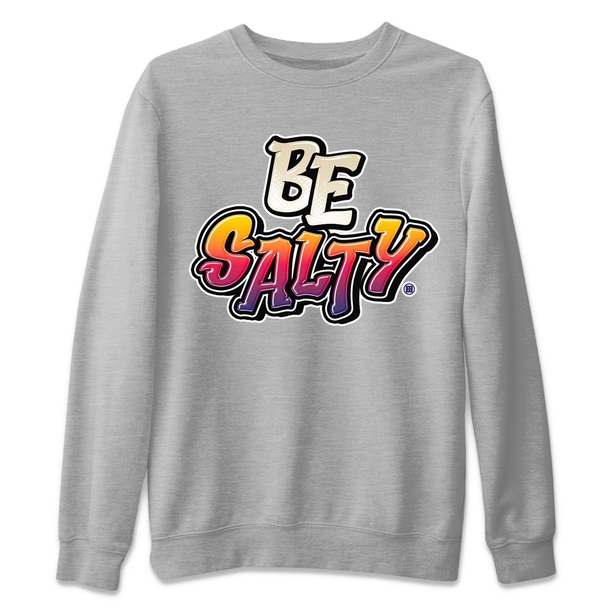 Air Jordan 3 X J Balvin shirt to match jordans Be Salty sneaker tees Air Jordan 3 X J Balvin SNRT Sneaker Release Tees Unisex Heather Grey 2 T-Shirt
