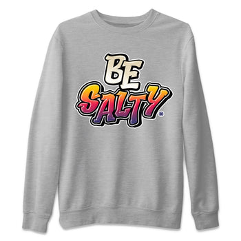 Air Jordan 3 X J Balvin shirt to match jordans Be Salty sneaker tees Air Jordan 3 X J Balvin SNRT Sneaker Release Tees Unisex Heather Grey 2 T-Shirt
