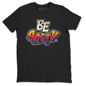 Air Jordan 3 X J Balvin shirt to match jordans Be Salty sneaker tees Air Jordan 3 X J Balvin SNRT Sneaker Release Tees Unisex Black 2 T-Shirt