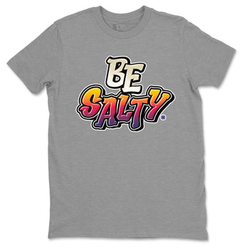 Air Jordan 3 X J Balvin shirt to match jordans Be Salty sneaker tees Air Jordan 3 X J Balvin SNRT Sneaker Release Tees Unisex Heather Grey 2 T-Shirt