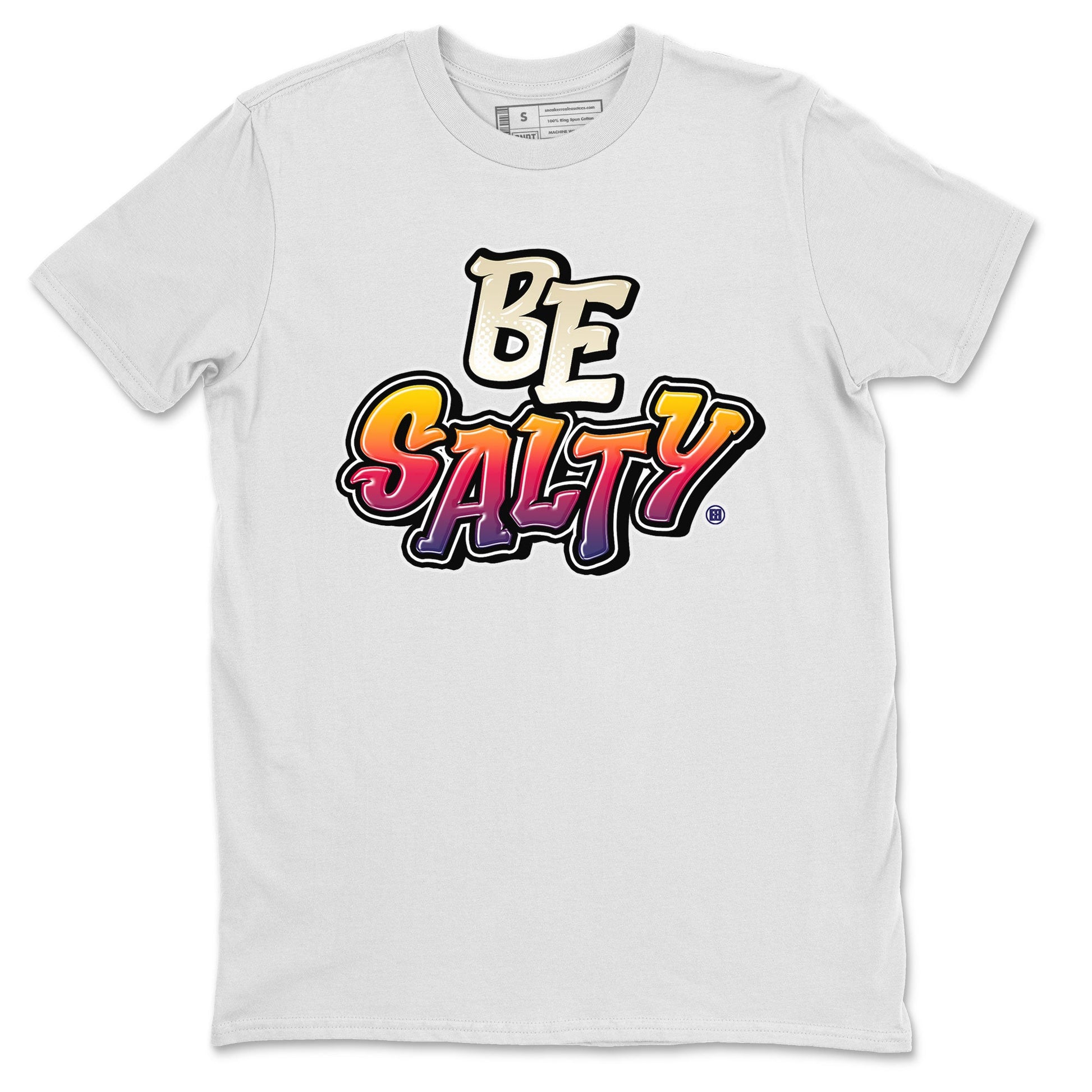 Air Jordan 3 X J Balvin shirt to match jordans Be Salty sneaker tees Air Jordan 3 X J Balvin SNRT Sneaker Release Tees Unisex White 2 T-Shirt