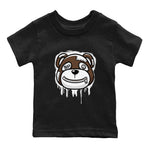 AF1 Chocolate shirt to match jordans Bear Face sneaker tees Air Force 1 Chocolate SNRT Sneaker Tees Youth Kid's Baby Shirt Black 2 T-Shirt