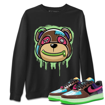 Air Force 1 Undefeated Fauna Brown Sneaker Match Tees Bear Face Sneaker Tees Air Force 1 Undefeated Fauna Brown Sneaker Release Tees Unisex Shirts