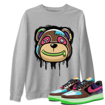 Air Force 1 Undefeated Fauna Brown Sneaker Match Tees Bear Face Sneaker Tees Air Force 1 Undefeated Fauna Brown Sneaker Release Tees Unisex Shirts