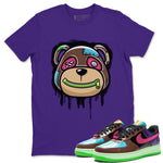 Air Force 1 Undefeated Fauna Brown Sneaker Match Tees Bear Face Sneaker Tees Air Force 1 Undefeated Fauna Brown Sneaker Release Tees Unisex Shirts