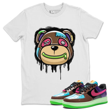 Air Force 1 Undefeated Fauna Brown Sneaker Match Tees Bear Face Sneaker Tees Air Force 1 Undefeated Fauna Brown Sneaker Release Tees Unisex Shirts