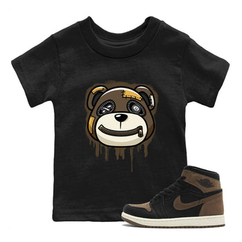 Air Jordan 1 Retro High OG Palomino shirt to match jordans Bear Face sneaker tees Air Jordan 1 Palomino SNRT Sneaker Release Tees Baby Toddler Black 1 T-Shirt