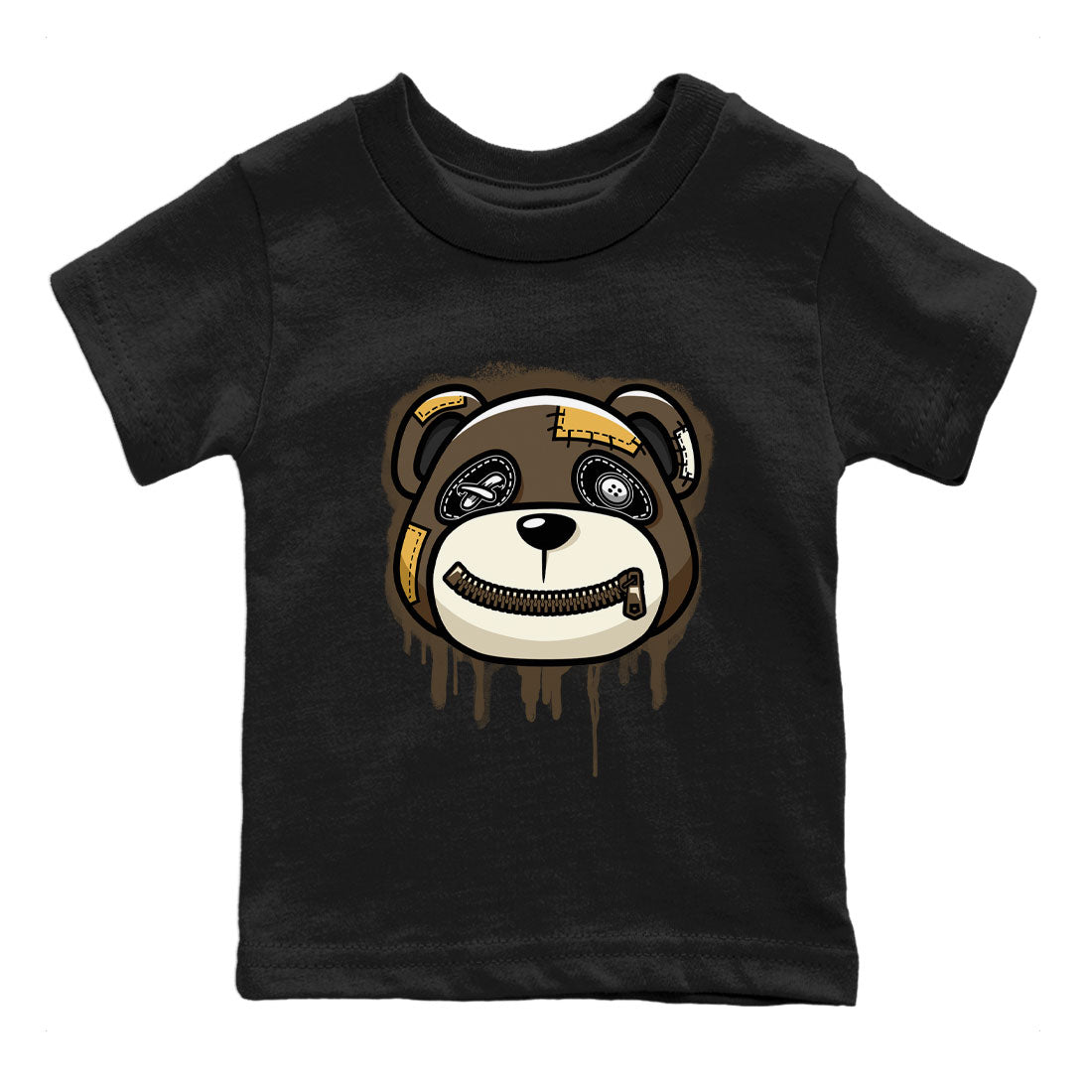 Air Jordan 1 Retro High OG Palomino shirt to match jordans Bear Face sneaker tees Air Jordan 1 Palomino SNRT Sneaker Release Tees Baby Toddler Black 2 T-Shirt