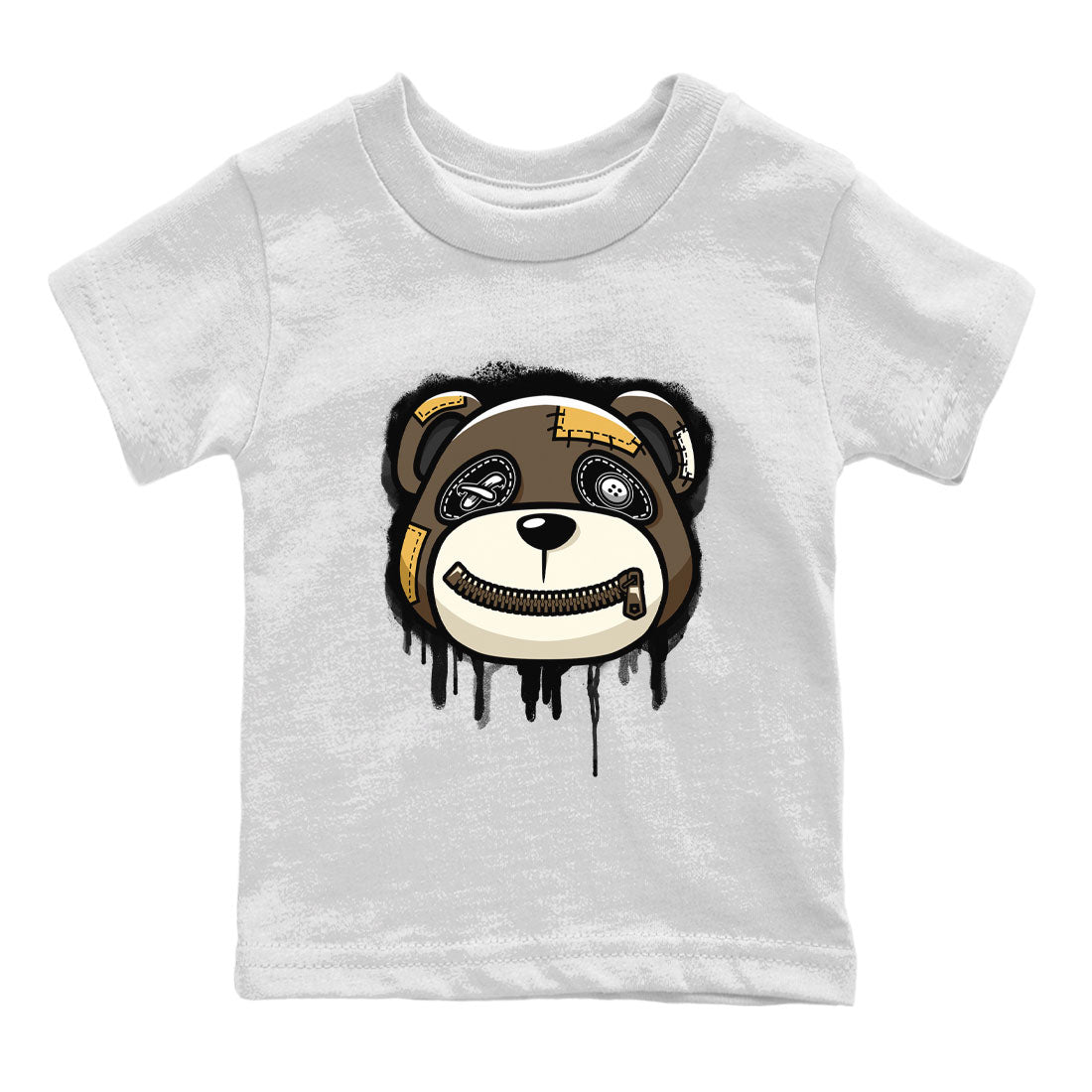 Air Jordan 1 Retro High OG Palomino shirt to match jordans Bear Face sneaker tees Air Jordan 1 Palomino SNRT Sneaker Release Tees Baby Toddler White 2 T-Shirt