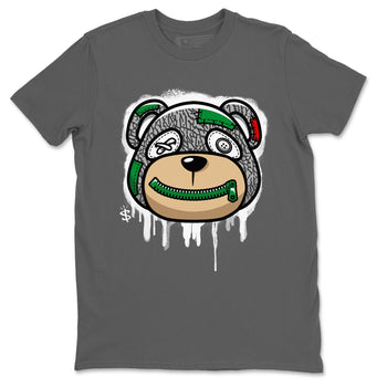 Air Jordan 3 Lucky Green Sneaker Match Tees Bear Face Sneaker Tees Jordan 3 Retro Lucky Green Sneaker Release Tees Unisex Shirts Cool Grey 2