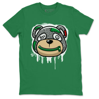 Air Jordan 3 Lucky Green Sneaker Match Tees Bear Face Sneaker Tees Jordan 3 Retro Lucky Green Sneaker Release Tees Unisex Shirts Kelly Green 2