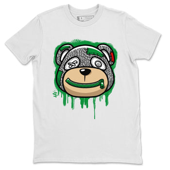 Air Jordan 3 Lucky Green Sneaker Match Tees Bear Face Sneaker Tees Jordan 3 Retro Lucky Green Sneaker Release Tees Unisex Shirts White 2