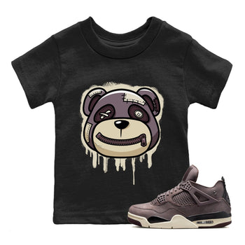 Jordan 4 A Ma Maniere Sneaker Match Tees Bear Face Sneaker Tees Jordan 4 A Ma Maniere Sneaker Release Tees Kids Shirts