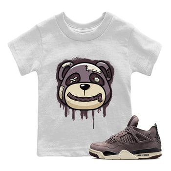 Jordan 4 A Ma Maniere Sneaker Match Tees Bear Face Sneaker Tees Jordan 4 A Ma Maniere Sneaker Release Tees Kids Shirts