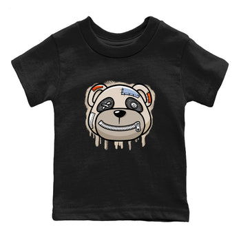 Air Jordan 5 Craft Sneaker Match Tees Bear Face Sneaker Tees Air Jordan 5 Craft Tee Kids Shirts Black 2